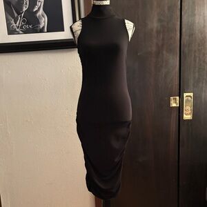 Veronica M Black Sleeveless Midi Dress never been worn